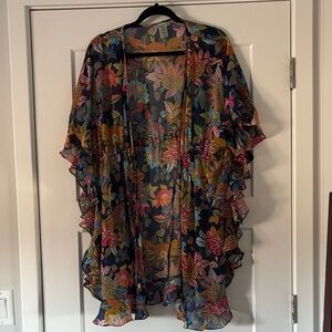 Bleu Rod Beattie Floral Swim Coverup - Multicolor